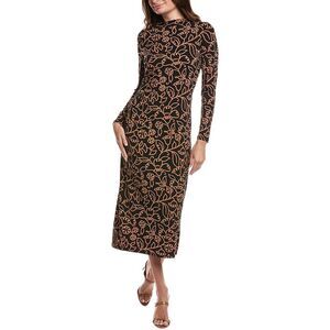 Vince Camuto Womens Printed Maxi Dress, Black
